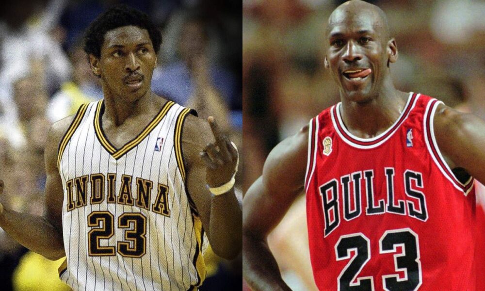 6’6″ Michael Jordan once shockingly had his ribs broken by Ron Artest ...